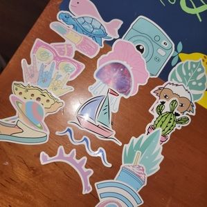 21pc VSCO girl pastel stickers. 💗